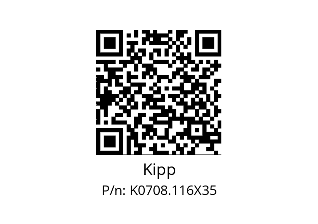   Kipp K0708.116X35