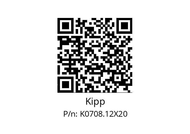   Kipp K0708.12X20