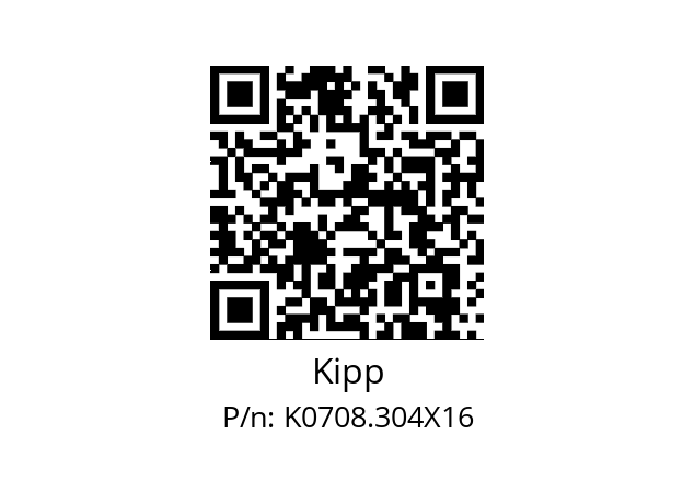   Kipp K0708.304X16