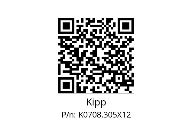   Kipp K0708.305X12