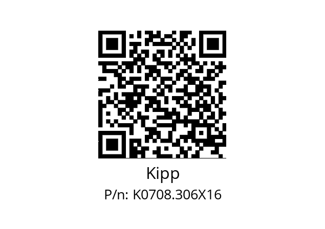   Kipp K0708.306X16