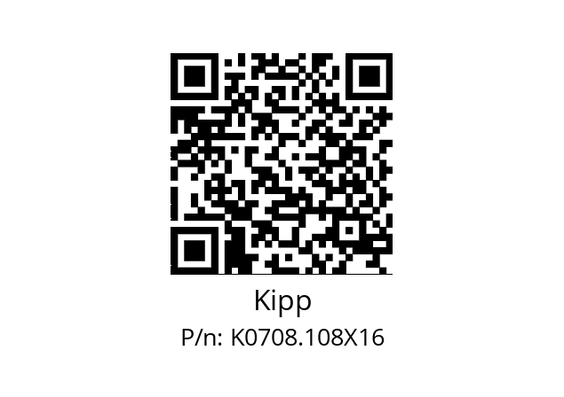   Kipp K0708.108X16