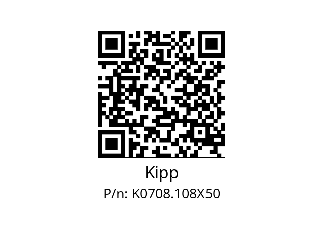   Kipp K0708.108X50