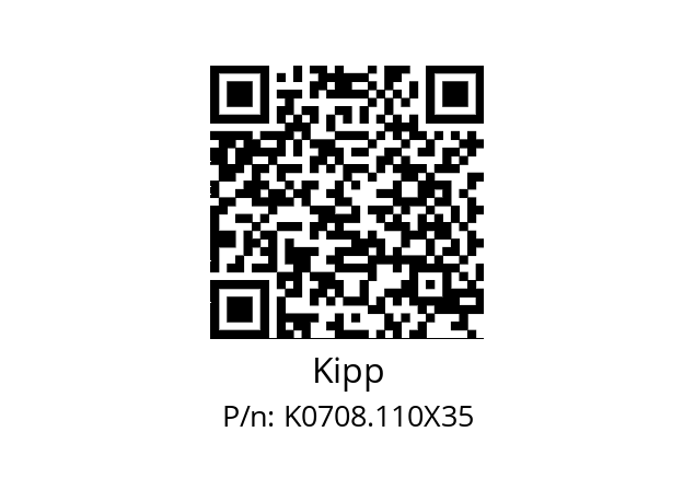   Kipp K0708.110X35