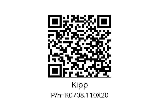   Kipp K0708.110X20