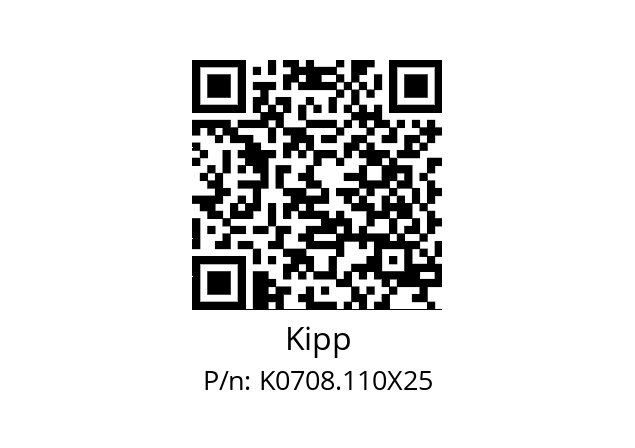   Kipp K0708.110X25