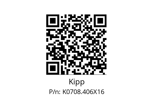   Kipp K0708.406X16