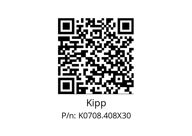   Kipp K0708.408X30