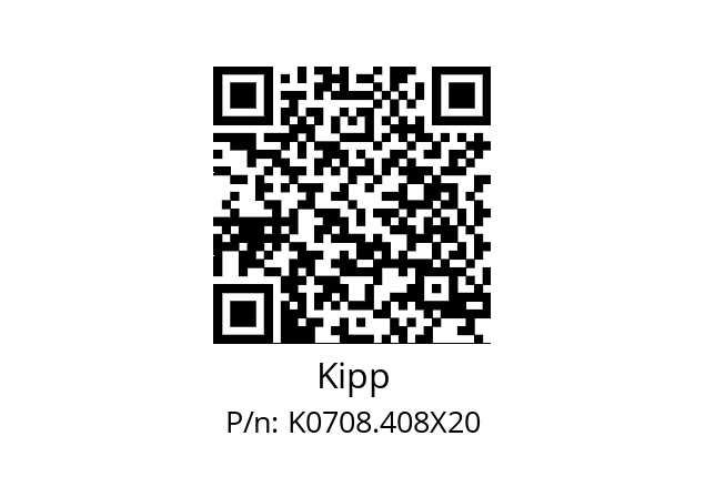   Kipp K0708.408X20