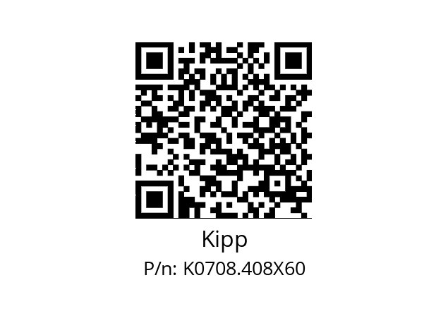   Kipp K0708.408X60