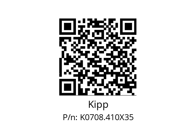   Kipp K0708.410X35