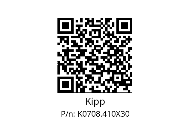   Kipp K0708.410X30