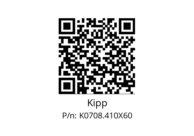   Kipp K0708.410X60