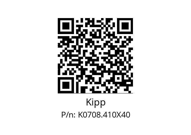   Kipp K0708.410X40