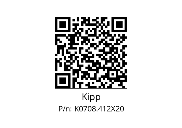   Kipp K0708.412X20