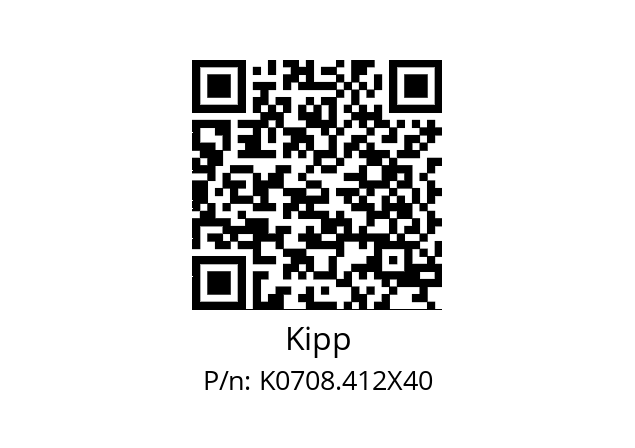   Kipp K0708.412X40