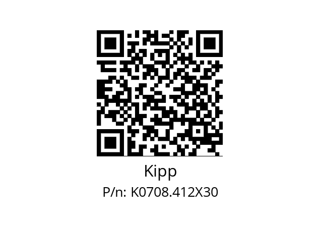   Kipp K0708.412X30