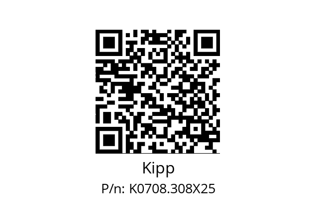   Kipp K0708.308X25