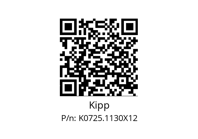   Kipp K0725.1130X12