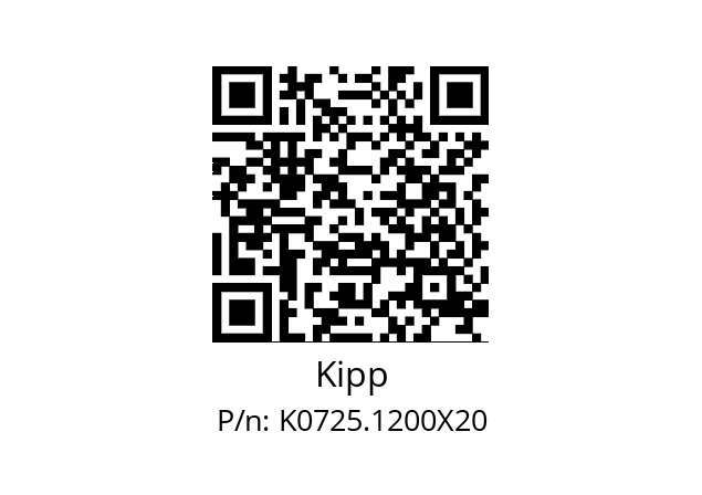   Kipp K0725.1200X20