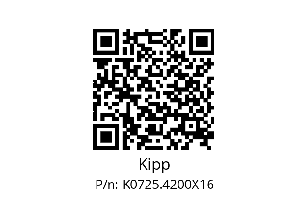   Kipp K0725.4200X16