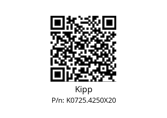   Kipp K0725.4250X20