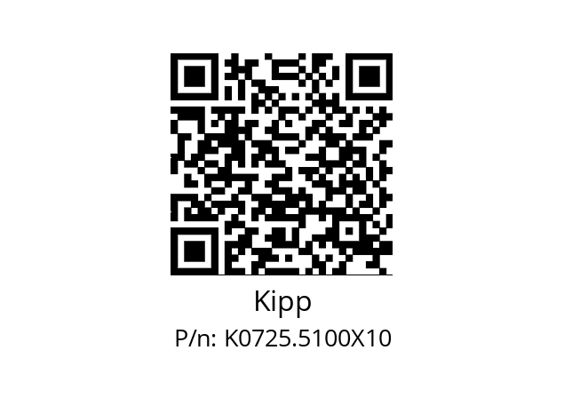   Kipp K0725.5100X10