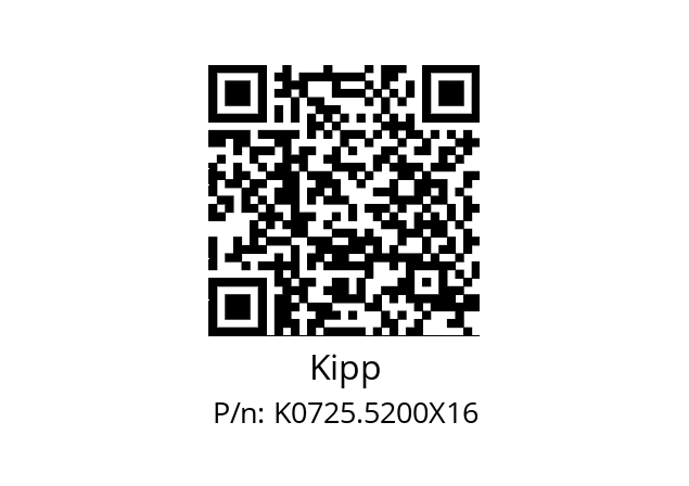   Kipp K0725.5200X16