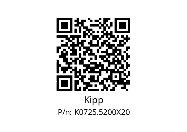   Kipp K0725.5200X20