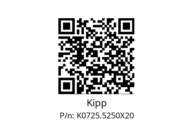   Kipp K0725.5250X20