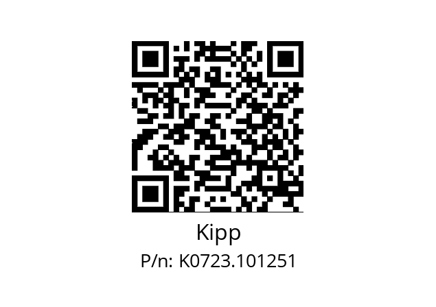   Kipp K0723.101251