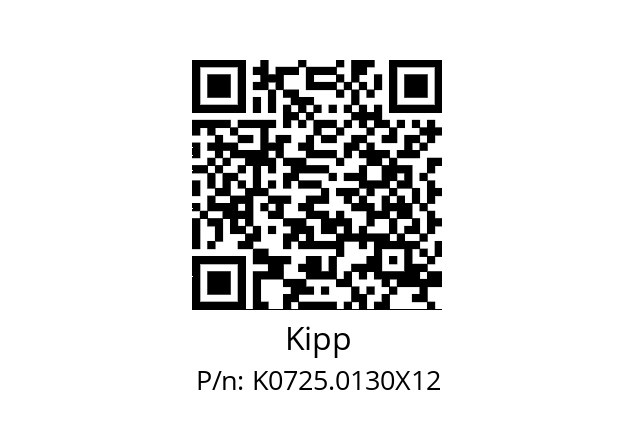   Kipp K0725.0130X12