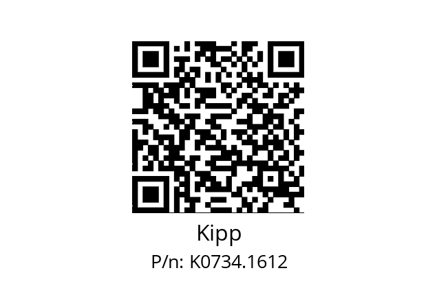   Kipp K0734.1612