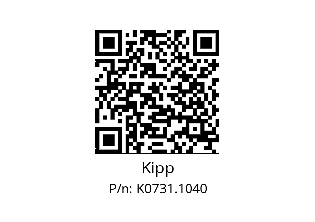   Kipp K0731.1040