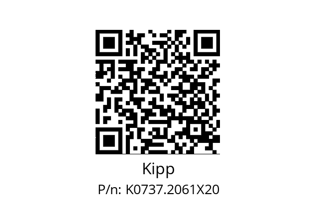   Kipp K0737.2061X20