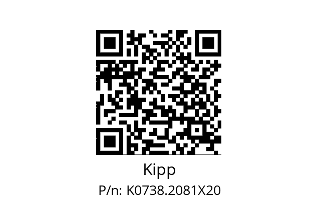   Kipp K0738.2081X20