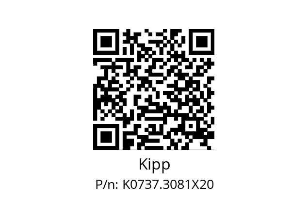   Kipp K0737.3081X20