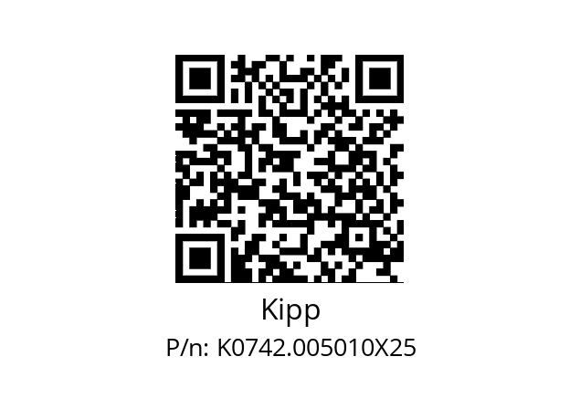   Kipp K0742.005010X25