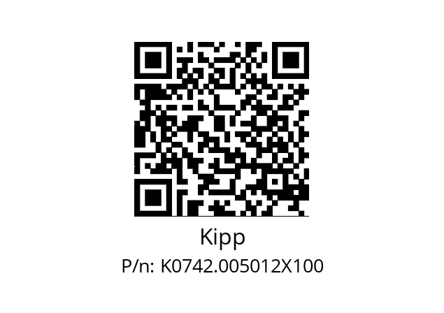   Kipp K0742.005012X100