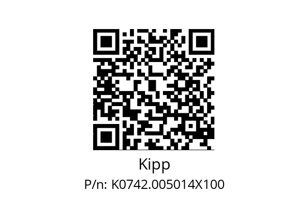   Kipp K0742.005014X100