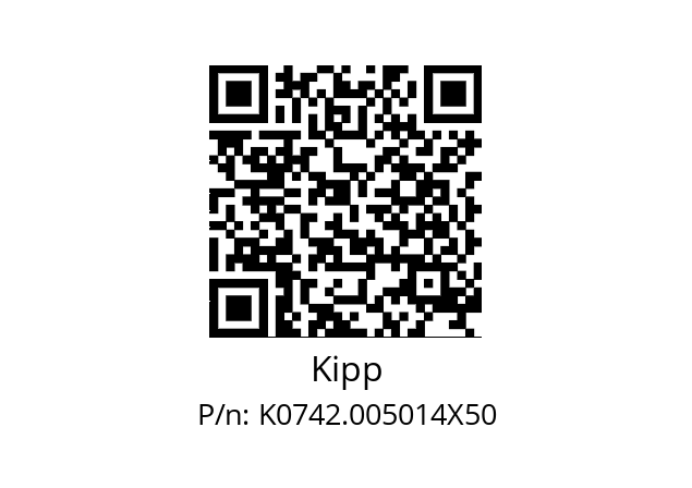   Kipp K0742.005014X50