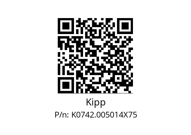   Kipp K0742.005014X75