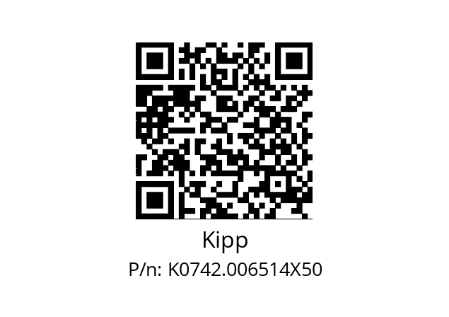   Kipp K0742.006514X50