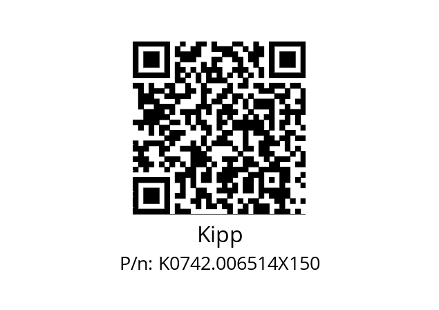   Kipp K0742.006514X150