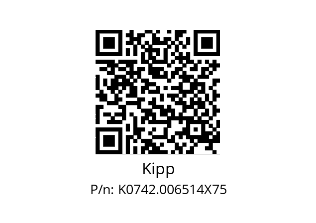   Kipp K0742.006514X75