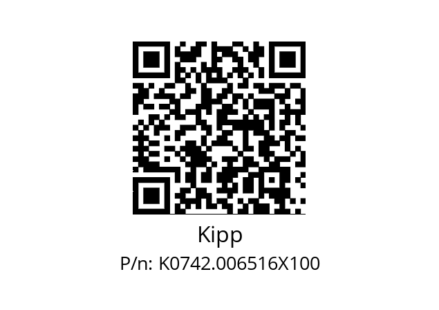   Kipp K0742.006516X100