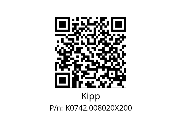   Kipp K0742.008020X200