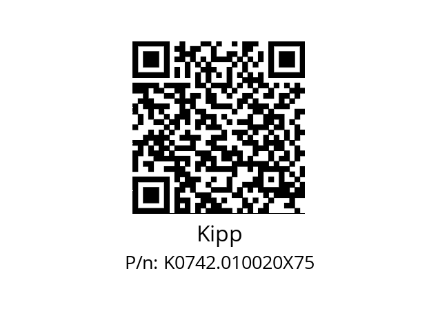   Kipp K0742.010020X75