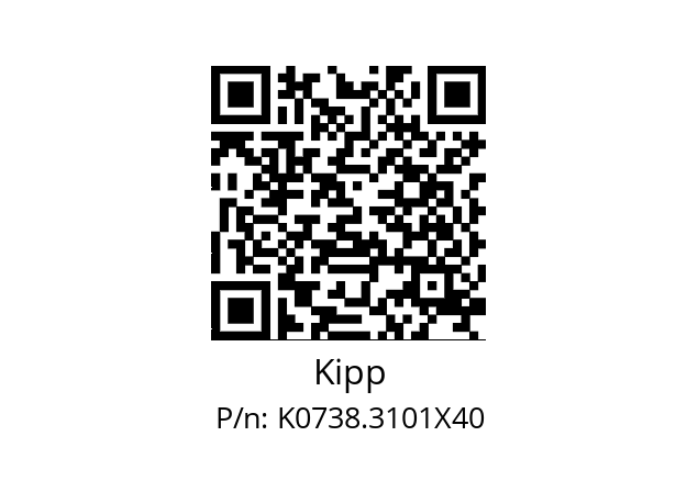   Kipp K0738.3101X40