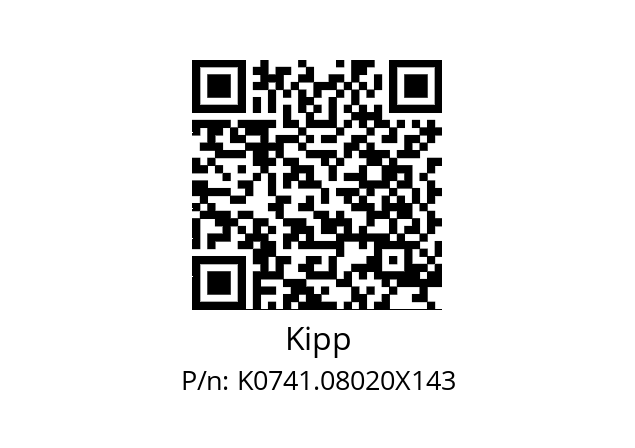   Kipp K0741.08020X143